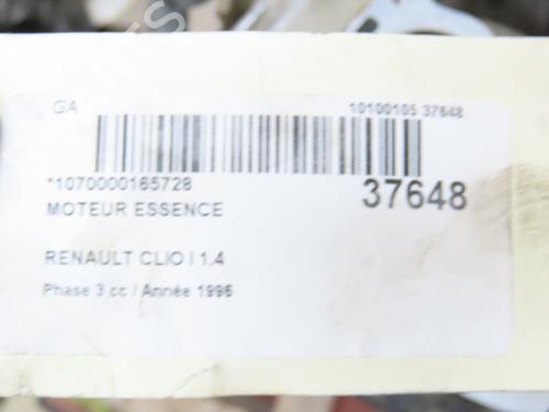 Used Engine Engine RENAULT CLIO I (B/C57_, 5/357_) 1.4 (B57J, C57J, B57P) (75 hp) 23171313 23171313