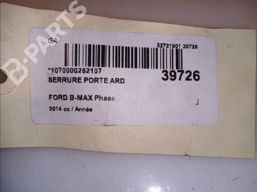 Rear right lock FORD B-MAX (JK) 1.0 EcoBoost | BP11103395C99 