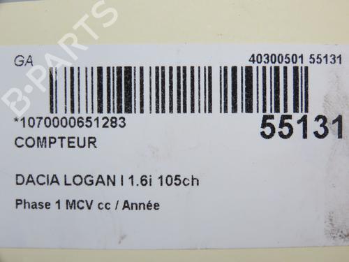 Kombinert Instrument DACIA LOGAN MCV (KS_) 1.6 16V (KS0L, KS0M, KS0P, KS1S) | BP30652518C47