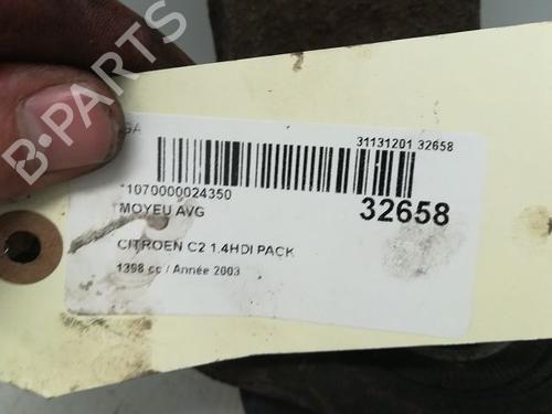 Right front steering knuckle CITROËN C2 (JM_) 1.4 HDi | BP14875963M26 