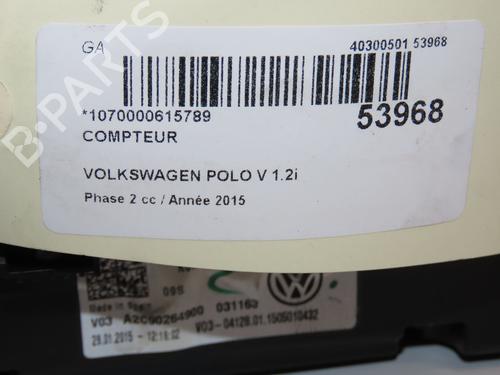 instrument-cluster-vw-polo-v-6r1-6c1-2009-2010-2011-2012-2013-2014-2015-2016-2017-2018-2019-2020-2021-2022-28830526 main image