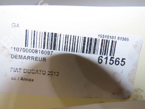 Used Starter Starter FIAT DUCATO Platform/Chassis (250_) 130 Multijet 2,3 D (131 hp) 40240994 40240994