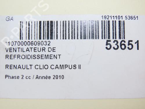Koelventilatormotor RENAULT CLIO II (BB_, CB_) 1.2 (BB0A, BB0F, BB10, BB1K, BB28, BB2D, BB2H, CB0A,... (58 hp) 28801461