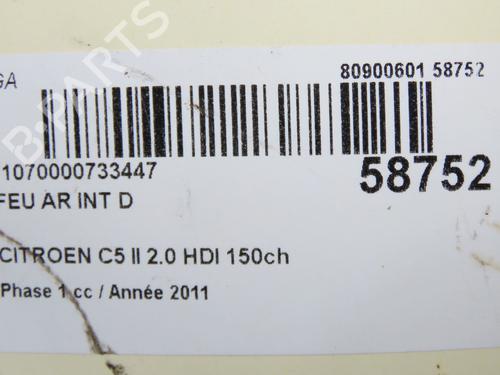 Right tailgate light CITROËN C5 III (RD_) 1.6 THP 155 (RD5FV8, RD5FNA) | BP36427356C80  - Image 5