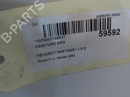 Used Rear left belt tensioner Rear left belt tensioner PEUGEOT PARTNER MPV (5_, G_) 1.9 D (69 hp) 36545119 36545119
