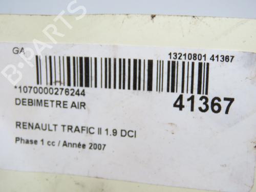 Used Mass air flow sensor Mass air flow sensor RENAULT TRAFIC II Van (FL) 1.9 dCi 100 (FL0C, FL0K, FL0B) (101 hp) 33893097 33893097