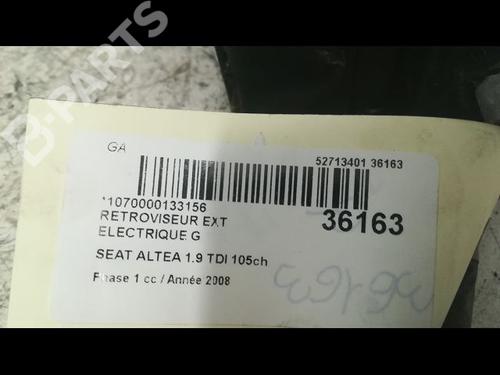 Left mirror SEAT ALTEA XL (5P5, 5P8) 1.9 TDI | BP9599255C26 