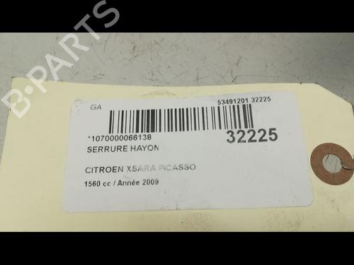 Used Tailgate lock CITROËN XSARA PICASSO (N68) 1.6 HDi (90 hp) 9595447