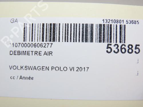 Luftmassemåler VW POLO V (6R1, 6C1) 1.4 TDI | BP28801377M95 