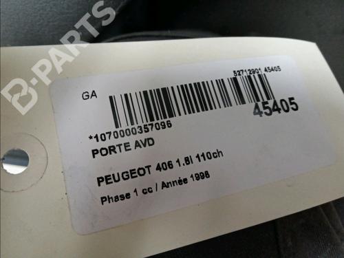Right front door PEUGEOT 406 (8B) 1.8 16V | BP11102474C3 
