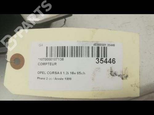 Instrument cluster OPEL CORSA B (S93) 1.2 i 16V (F08, F68, M68) | BP9597633C47 