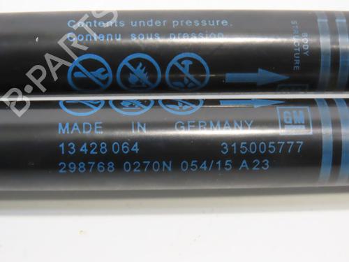 Gassdemper Bakluke OPEL CORSA E (X15) 1.4 (08, 68) | BP23125095C138 