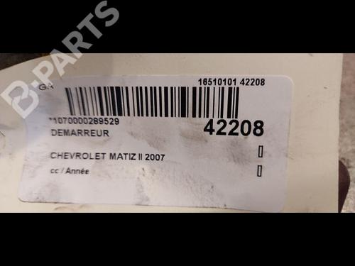 Starter CHEVROLET MATIZ (M200, M250) 0.8 | BP9615573M8 