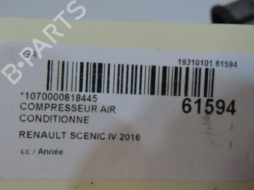 Used AC compressor AC compressor RENAULT GRAND SCÉNIC IV (R9_) 1.5 dCi 110 (R9A3) (110 hp) 39660483 39660483