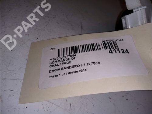 Climate control DACIA SANDERO II 1.2 | BP10189886I5 