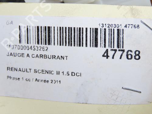 Used Fuel pump Fuel pump RENAULT GRAND SCÉNIC III (JZ0/1_) 1.5 dCi (JZ09, JZ0D, JZ10, JZ14, JZ1G, JZ29, JZ2C) (110 hp) 14950142 14950142