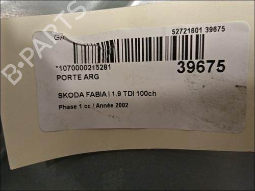Left rear door SKODA FABIA I (6Y2) 1.9 TDI | BP23176922C4 