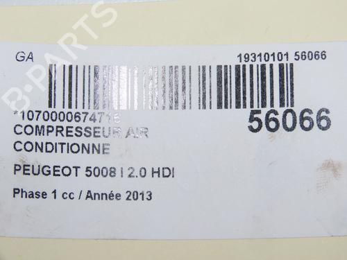 Used AC compressor AC compressor PEUGEOT 5008 (0U_, 0E_) 2.0 HDi 150 / BlueHDi 150 (150 hp) 32768803 32768803
