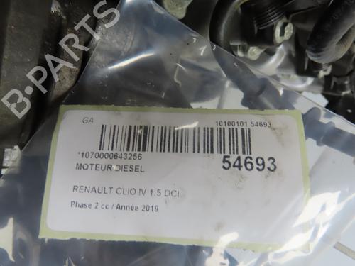 Used Engine Engine RENAULT CLIO IV (BH_) 1.5 dCi 90 (90 hp) 28966810 28966810