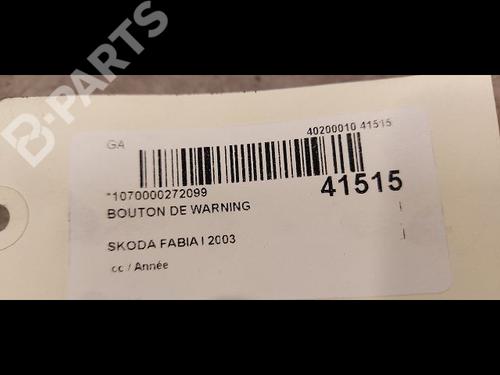Warning switch SKODA FABIA I (6Y2) 1.4 | BP9612752I22 