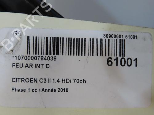 Right tailgate light CITROËN C3 II (SC_) 1.4 HDi 70 (SC8HZC, SC8HR0, SC8HP4) | BP38915868C80 - Image 4
