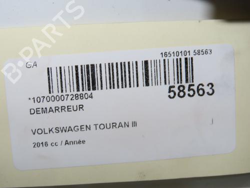 Starter VW TOURAN (5T1) 1.6 TDI | BP36682232M8 - Image 5