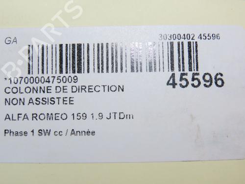 Steering column ALFA ROMEO 159 Sportwagon (939_) 1.9 JTDM 8V (939BXE1B) | BP31120235M21