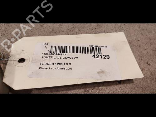 Used Washer pump PEUGEOT 206 Hatchback (2A/C) 1.9 D (69 hp) 23178464