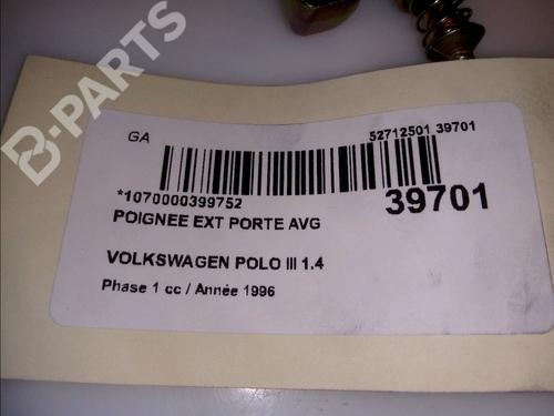 Front left exterior door handle VW POLO III (6N1) 60 1.4 | BP11214618C128 