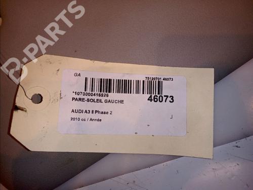 Left sun visor AUDI A3 (8P1) 2.0 TDI 16V | BP11971392I1 