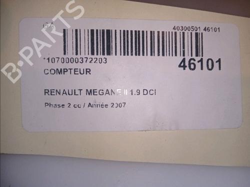 Used Instrument cluster RENAULT MEGANE II (BM0/1_, CM0/1_) 1.9 dCi (131 hp) 11101430