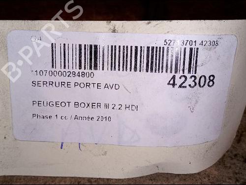 Used Front right lock PEUGEOT BOXER Van 2.2 HDi 100 (101 hp) 9614703
