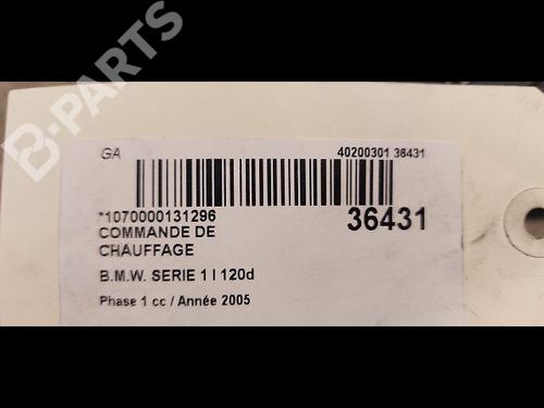 Climate control BMW 1 (E87) 120 d | BP9599149I5 