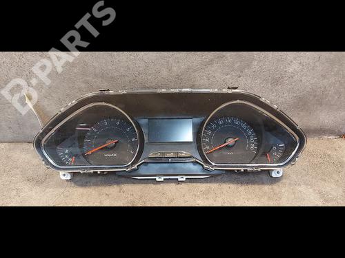 Used Instrument cluster PEUGEOT 208 I (CA_, CC_) 1.2 VTI 82 (82 hp) 9611429