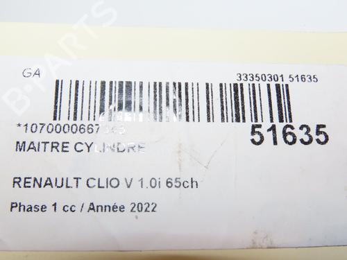 Brake master cylinder RENAULT CLIO V (B7_) 1.0 SCe 65 (B7MG) | BP29441685M77 