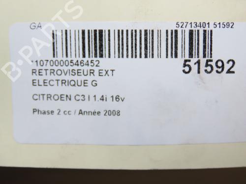 Left mirror CITROËN C3 I (FC_, FN_) 1.4 16V | BP28968693C26 