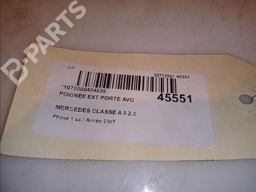 Front left exterior door handle MERCEDES-BENZ A-CLASS (W169) A 180 CDI (169.007, 169.307) | BP12128813C128 
