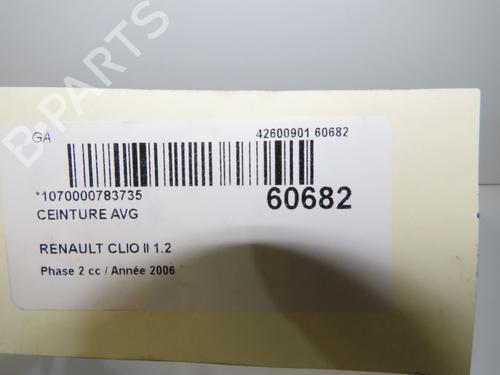 Used Front left seatbelt Front left seatbelt RENAULT CLIO II (BB_, CB_) 1.2 (BB0A, BB0F, BB10, BB1K, BB28, BB2D, BB2H, CB0A,... (58 hp) 39084068 39084068
