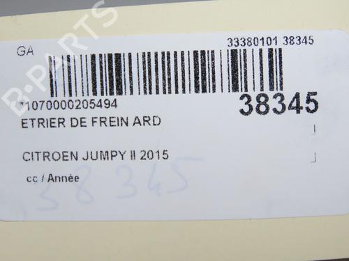 Right rear brake caliper CITROËN JUMPY II Van 2.0 HDi 125 | BP36545070M106 - Image 6