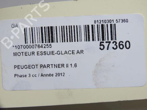 Rear wiper motor PEUGEOT PARTNER Tepee 1.6 VTi | BP36310685M102  - Image 6
