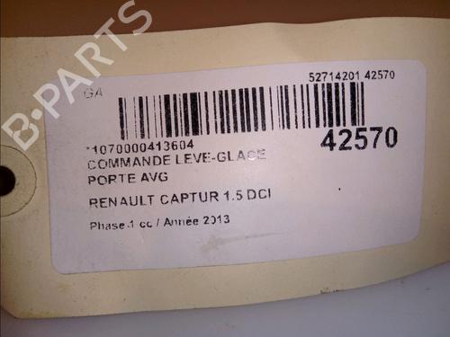 Used Left front window switch RENAULT CAPTUR I (J5_, H5_) 1.5 dCi 90 (J5N4, J5M5, J5MW, J5M6, J5AL, J5AJ) (90 hp) 11771095