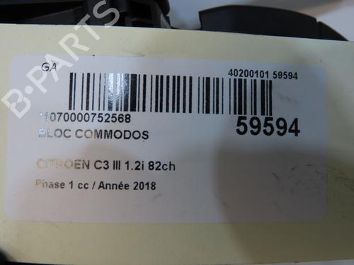 Steering column stalk CITROËN C3 III (SX) 1.2 VTi 82 | BP38275532I23 - Image 7