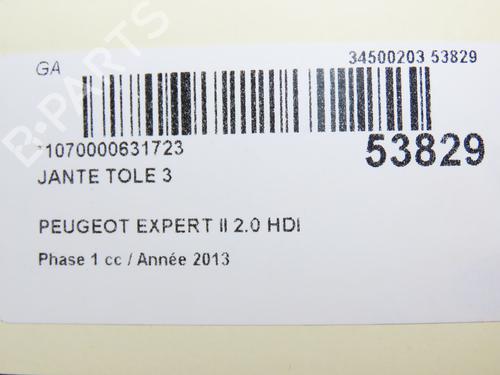 Used Rim PEUGEOT EXPERT Van (VF3A_, VF3U_, VF3X_) 2.0 HDi 130 (128 hp) 28830171