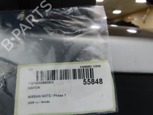 Used Tailgate NISSAN NOTE (E11, NE11) 1.6 (110 hp) 31121069