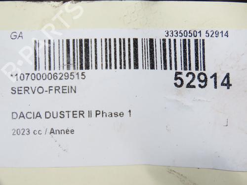 Used Servo brake DACIA DUSTER (HM_) 1.3 TCe 150 (HMM3) (150 hp) 28830019