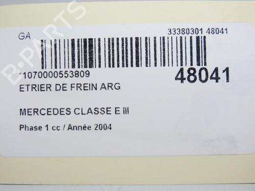 Left rear brake caliper MERCEDES-BENZ E-CLASS T-Model (S211) E 270 T CDI (211.216) | BP19528906M107 