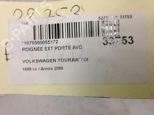 front-right-exterior-door-handle-vw-touran-1t1-1t2-19-tdi-7h0837205dgru-2003-2004-2005-2006-2007-2008-2009-2010-9594383 main image