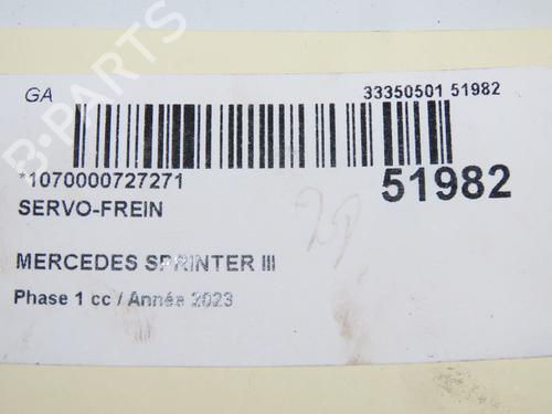 Servo brake MERCEDES-BENZ SPRINTER 3,5-t Van (B907, B910) 315 CDI RWD (907.631, 907.633, 907.635, 907.637) | BP32768829M42  - Image 6
