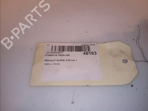 Right front brake caliper RENAULT SCÉNIC III (JZ0/1_) 1.4 16V (JZ0F, JZ1V) | BP14950863M104 
