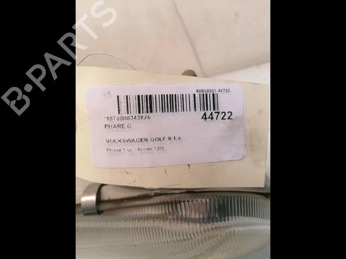 Left headlight VW GOLF III (1H1) 1.9 TDI | BP16202608C28 